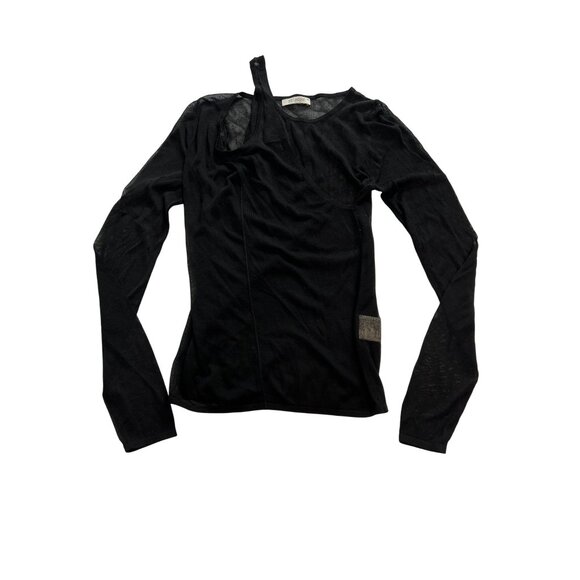 St. Agni Layered Tencel Top in Black